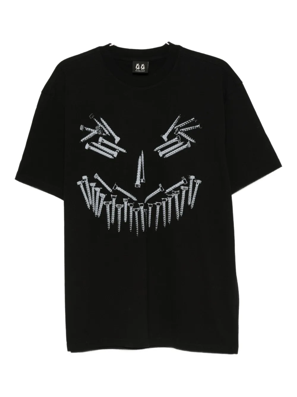 Футболка с винтами 44 LABEL GROUP, черный 
Футболка с винтами 44 LABEL GROUP, черный