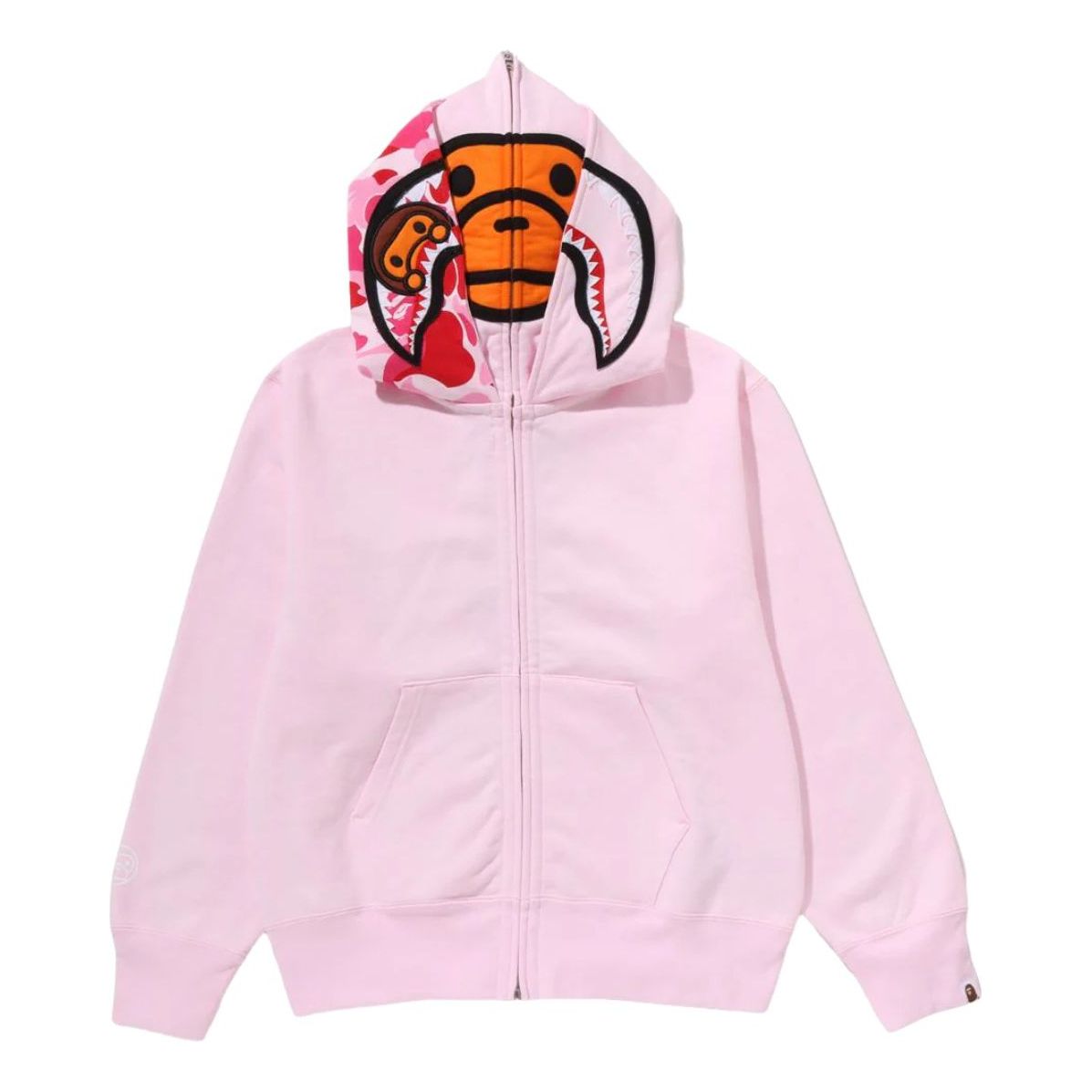 Толстовка A Bathing Ape Milo Shark на молнии, двойная, розовая
Толстовка A Bathing Ape Milo Shark на молнии, двойная, розовая
