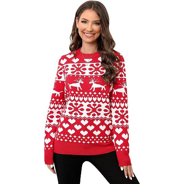 Женский свитер с оленями Yesfashion, Red
Женский свитер с оленями Yesfashion, Red