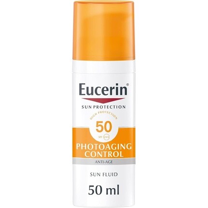 Eucerin Солнцезащитный флюид против фотостарения Spf50 50 мл
Eucerin Солнцезащитный флюид против фотостарения Spf50 50 мл