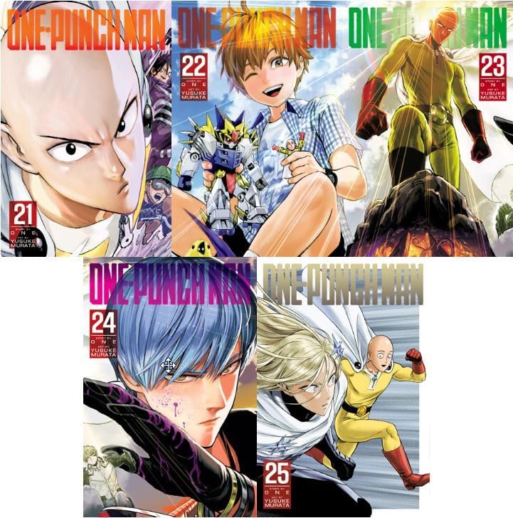 One One-Punch Man Volume 21-25 Collection of 5 Books Set (Generic)
One One-Punch Man Volume 21-25 Collection of 5 Books Set (Generic)