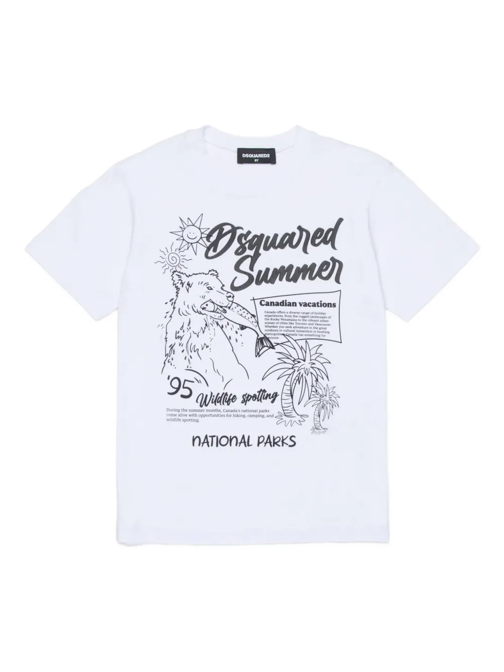 Футболка с графичным принтом Dsquared2 Kids, белый
Футболка с графичным принтом Dsquared2 Kids, белый