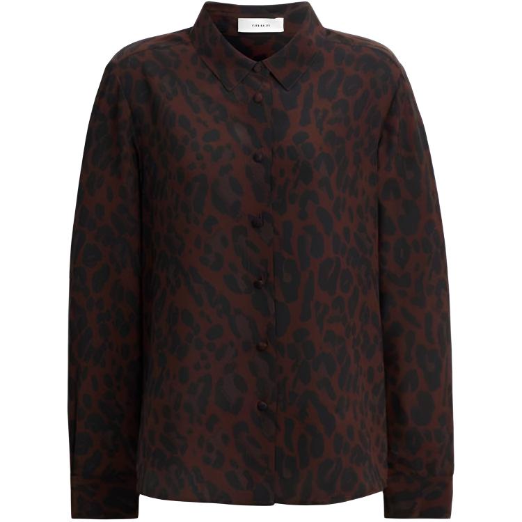 COACH Женская рубашка коричневого цвета
COACH Женская рубашка коричневого цвета