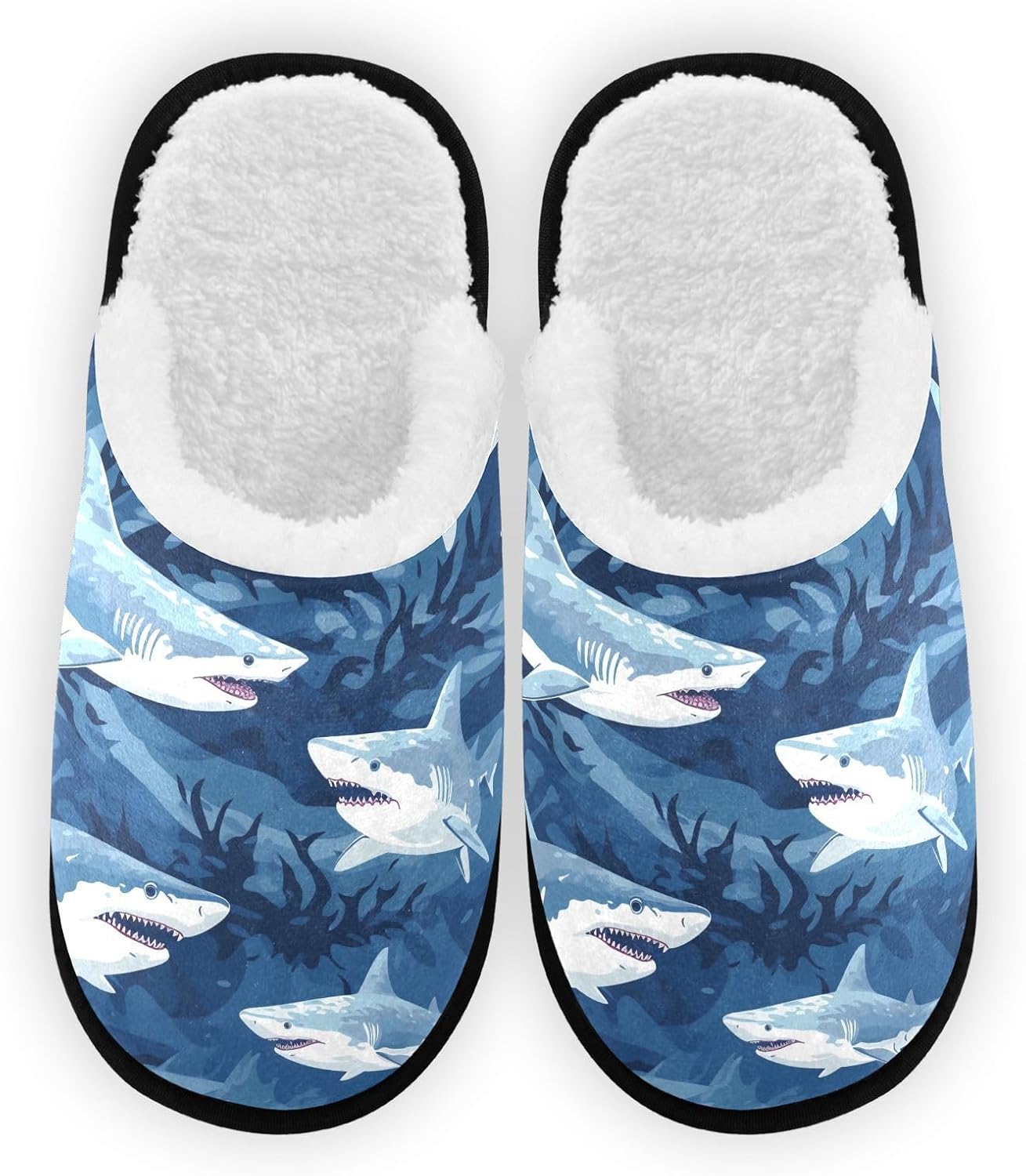Плюшевые тапочки FENOCHE в форме акул для женщин и мужчин, теплые и удобные, для путешествий и спа, противоскользящие домашние тапки, Multicolor
Плюшевые тапочки FENOCHE в форме акул для женщин и мужчин, теплые и удобные, для путешествий и спа, противоскользящие домашние тапки, Multicolor