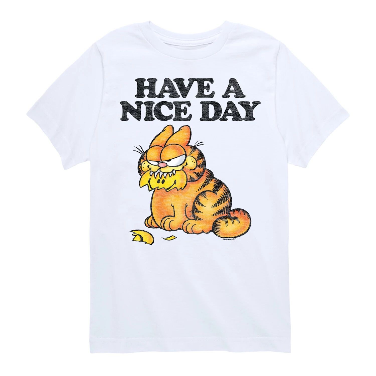 Футболка с рисунком в стиле ретро «Garfield Have A Nice Day» для мальчиков 8–20 лет Licensed Character, белый
Футболка с рисунком в стиле ретро «Garfield Have A Nice Day» для мальчиков 8–20 лет Licensed Character, белый