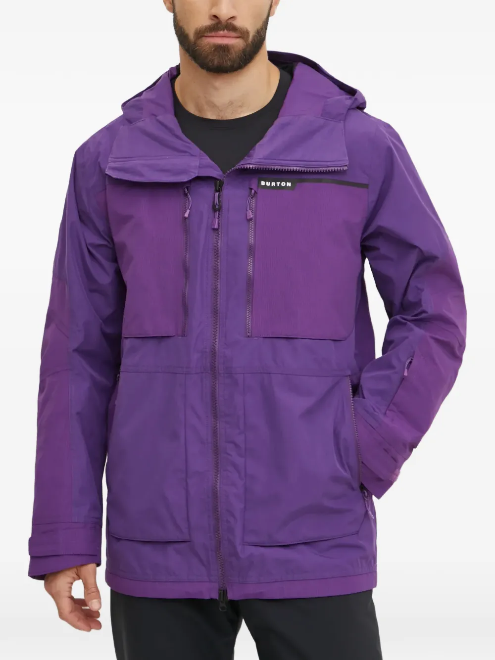 Лыжная куртка с капюшоном на молнии Burton, фиолетовый
Лыжная куртка с капюшоном на молнии Burton, фиолетовый