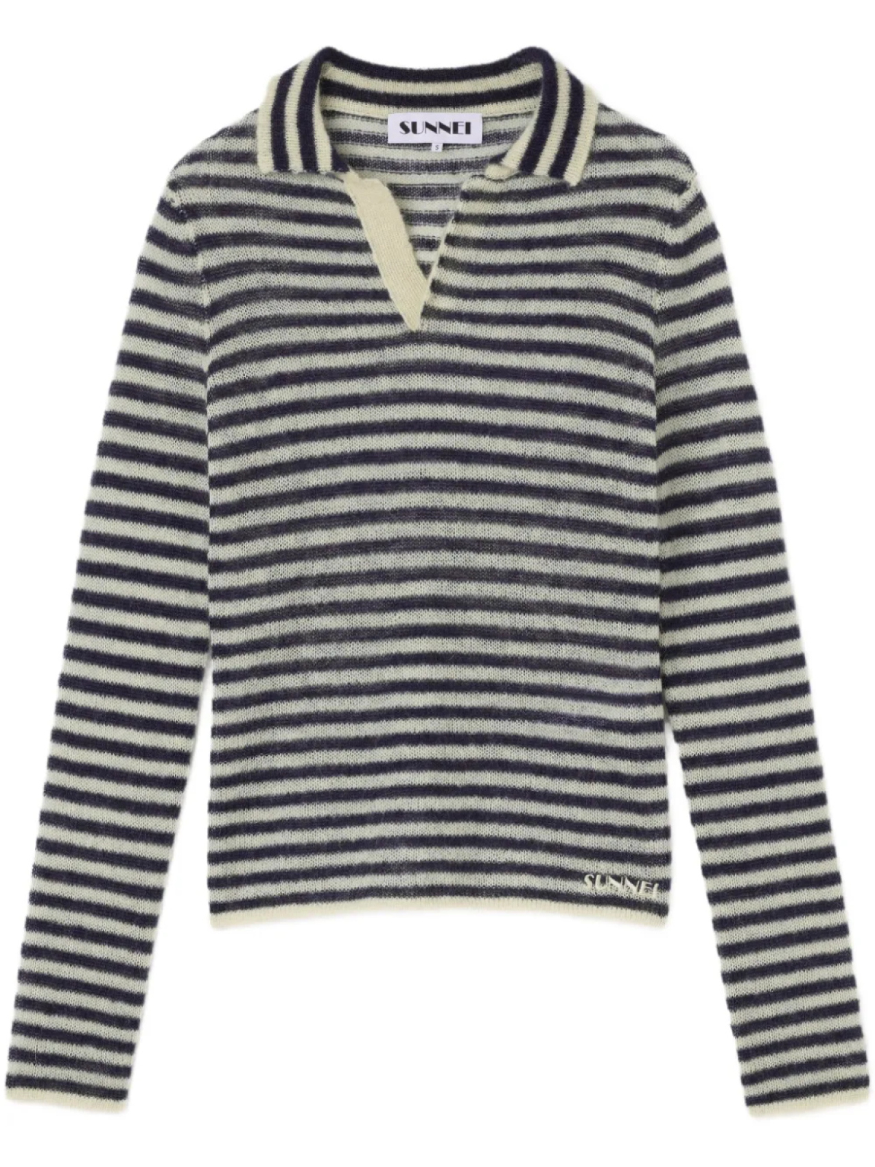 Полосатая рубашка-поло Sunnei, синий
Полосатая рубашка-поло Sunnei, синий