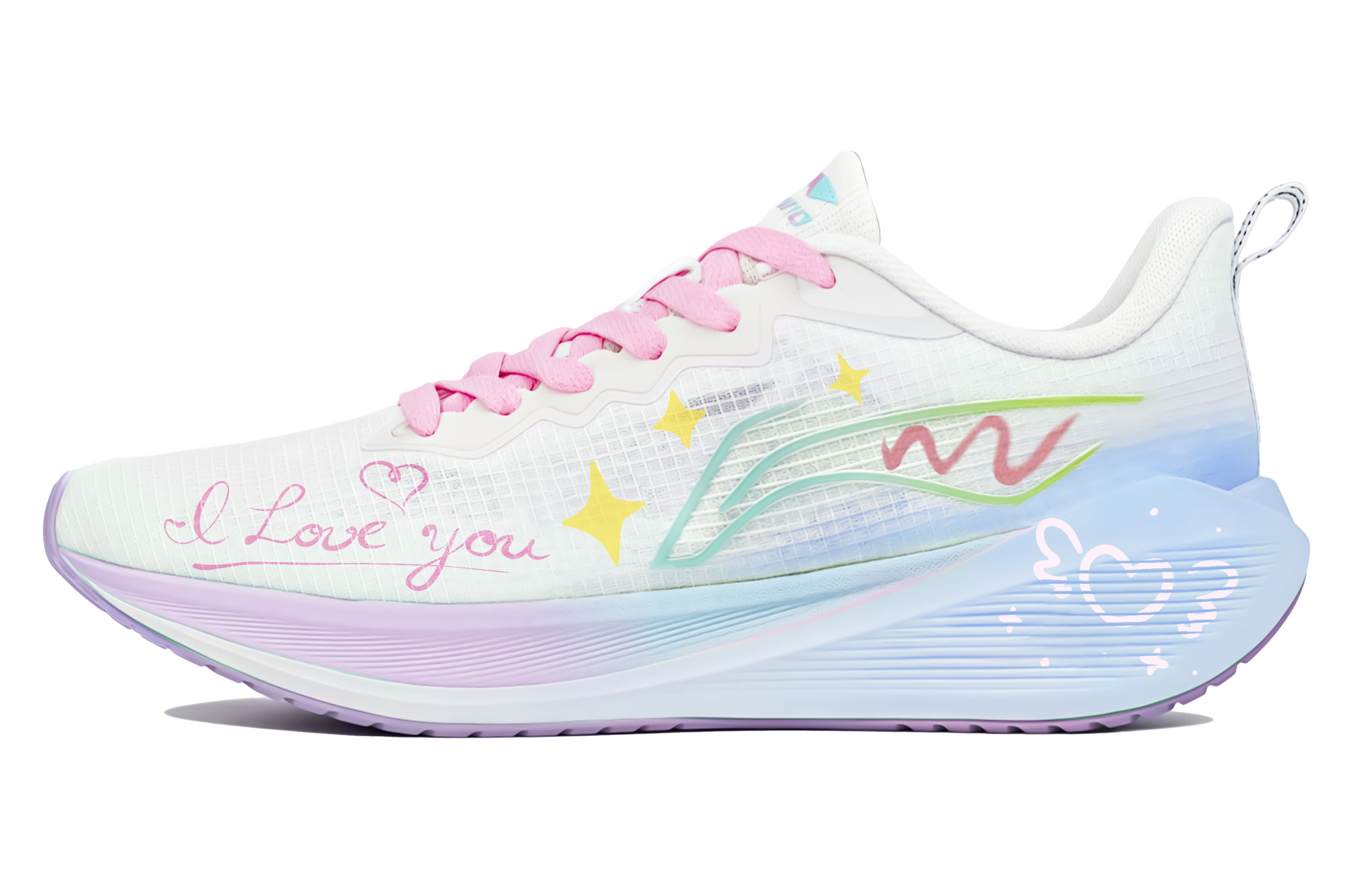 LINING Женские кроссовки для бега и тренировок Wuyue низкие с амортизацией и противоскользящими свойствами белый синий розовый
LINING Женские кроссовки для бега и тренировок Wuyue низкие с амортизацией и противоскользящими свойствами белый синий розовый