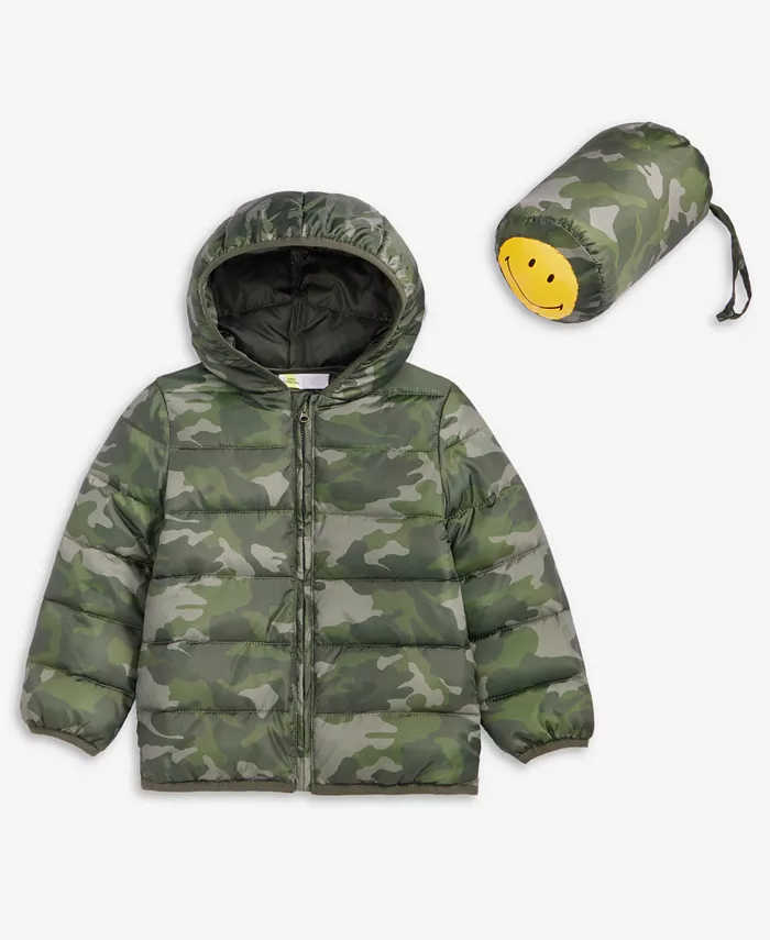 Мальчиковая куртка Camo Packable для малышей 2T-4T Epic Threads, зеленый
Мальчиковая куртка Camo Packable для малышей 2T-4T Epic Threads, зеленый