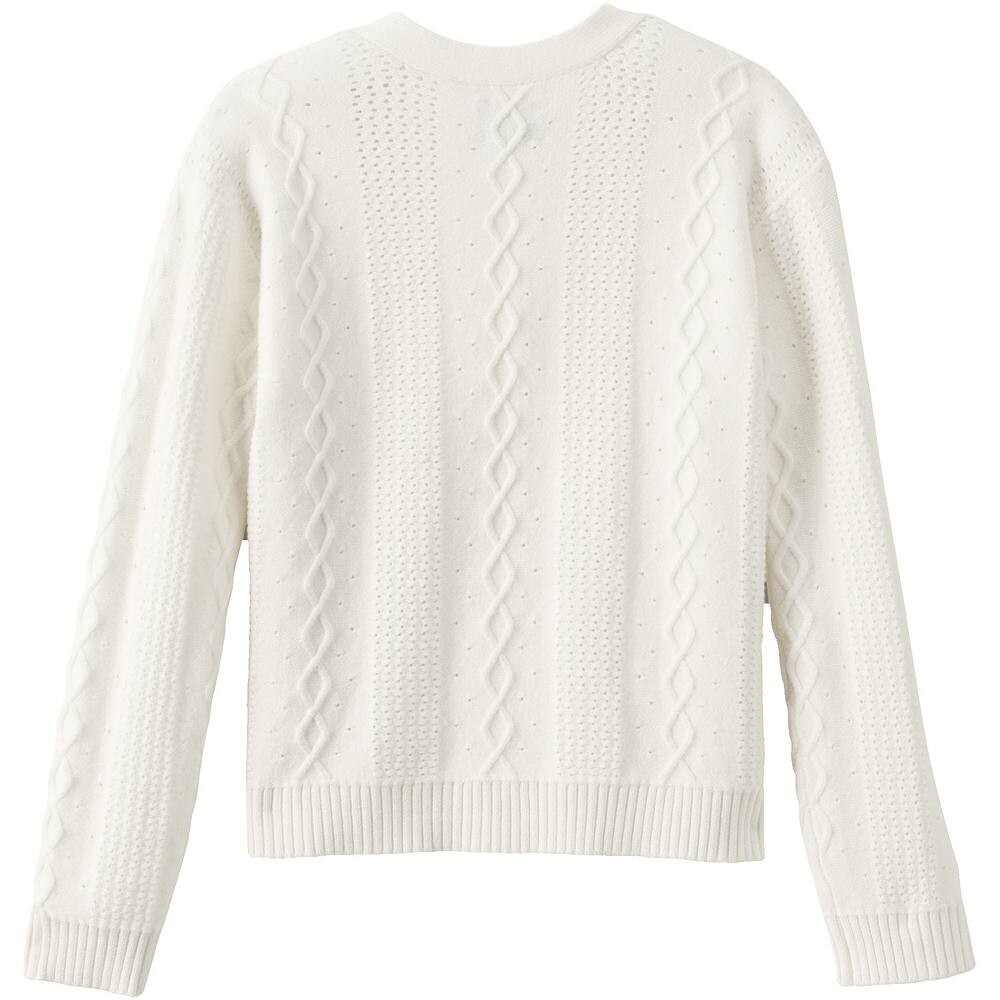 Вязаный кардиган с пуговицами спереди для девочек от 2 до 20 лет в цвете Regular и Plus Lands' End, цвет Gray Heather 
Вязаный кардиган с пуговицами спереди для девочек от 2 до 20 лет в цвете Regular и Plus Lands' End, цвет Gray Heather