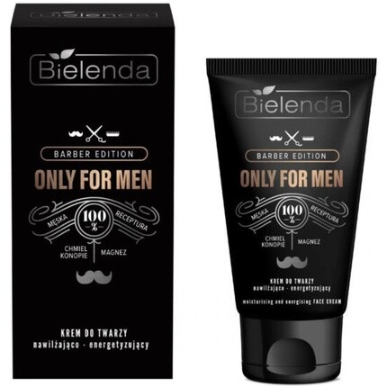 Barber Edition Only For Men Увлажняющий и заряжающий энергией крем для лица 50 мл, Bielenda
Barber Edition Only For Men Увлажняющий и заряжающий энергией крем для лица 50 мл, Bielenda