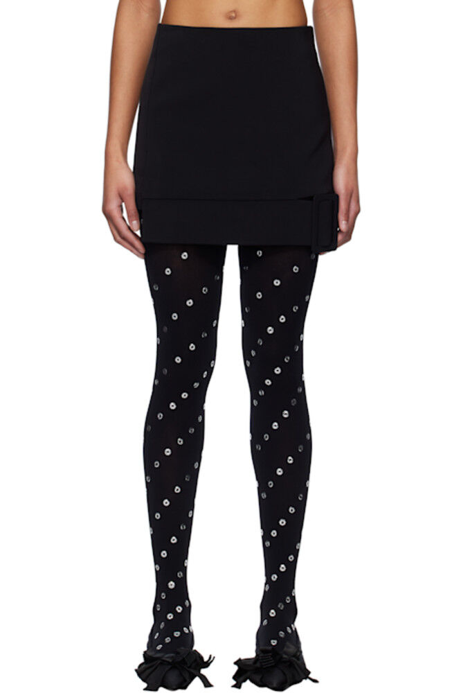 Черная мини-юбка с поясом We11done
Черная мини-юбка с поясом We11done