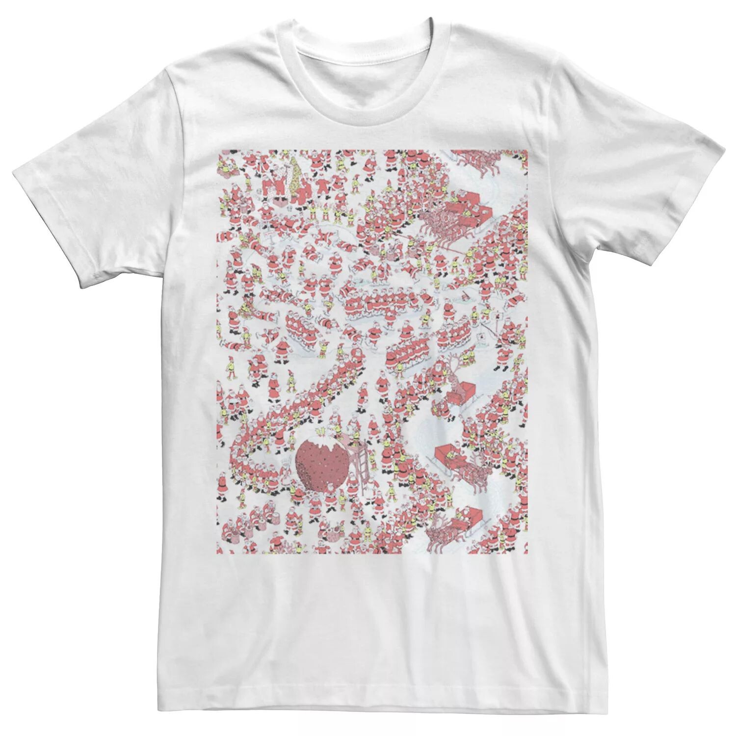 Мужской фильм «Где Уолдо» Рождественская футболка «Северный полюс» Licensed Character
Мужской фильм «Где Уолдо» Рождественская футболка «Северный полюс» Licensed Character