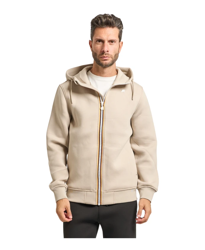 Бежевый пуловер с регулируемым капюшоном K-Way, бежевый
Бежевый пуловер с регулируемым капюшоном K-Way, бежевый