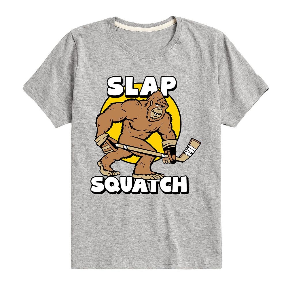 Хоккейная футболка с рисунком для мальчиков 8–20 лет Slap Squatch Licensed Character, цвет Heather Gray
Хоккейная футболка с рисунком для мальчиков 8–20 лет Slap Squatch Licensed Character, цвет Heather Gray