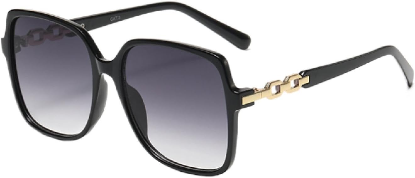 Солнцезащитные очки с защитой от УФ-излучения UV400 | Большая оправа, цветной градиент | Для женщин и мужчин, для занятий спортом на открытом воздухе и вождения DSVIGF, Black
Солнцезащитные очки с защитой от УФ-излучения UV400 | Большая оправа, цветной градиент | Для женщин и мужчин, для занятий спортом на открытом воздухе и вождения DSVIGF, Black