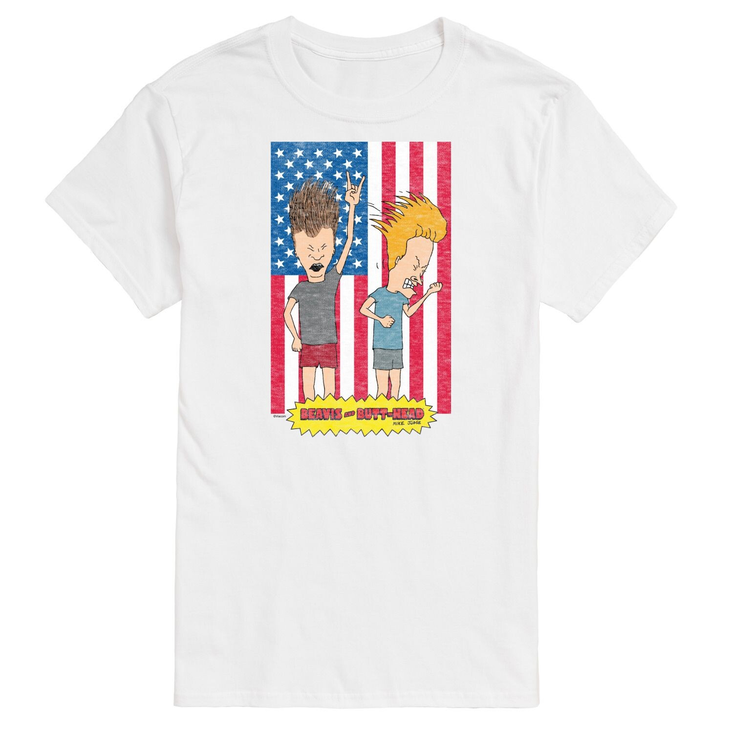 Футболка Big & Tall Beavis & Butthead Americana Licensed Character, белый
Футболка Big & Tall Beavis & Butthead Americana Licensed Character, белый