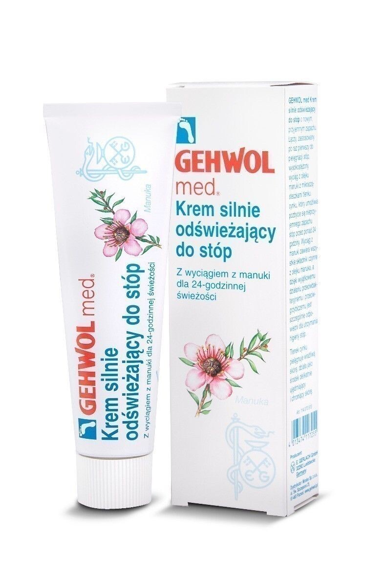 Gehwol Med Silnie Odświeżający крем для ног, 75 ml
Gehwol Med Silnie Odświeżający крем для ног, 75 ml