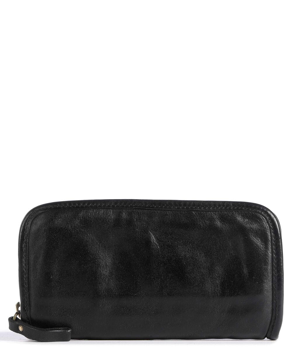 Кошелек из зернистой яловой кожи Campomaggi, черный
Кошелек из зернистой яловой кожи Campomaggi, черный