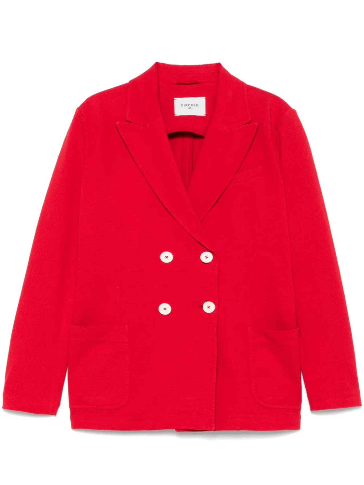 Circolo 1901 двубортный блейзер, красный
Circolo 1901 двубортный блейзер, красный