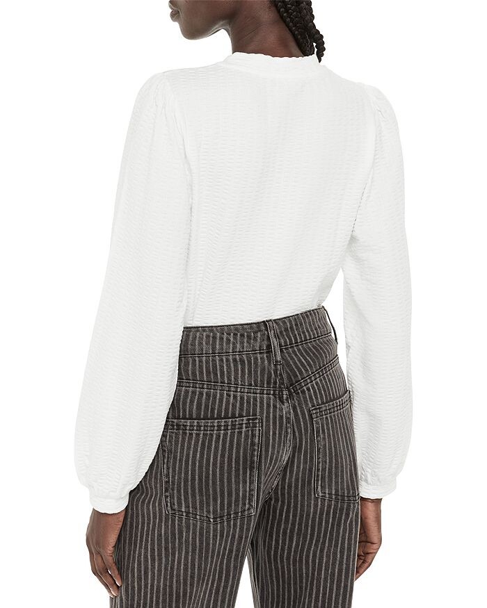 Текстурированный свитер с длинными рукавами и объемными рукавами Whistles, белый
Текстурированный свитер с длинными рукавами и объемными рукавами Whistles, белый