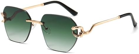 Ретро-солнцезащитные очки с нестандартной безрамочной конструкцией, металлическими дужками с леопардовым принтом, персонализированные, модные, универсальные MTZJH, Gradient Green
Ретро-солнцезащитные очки с нестандартной безрамочной конструкцией, металлическими дужками с леопардовым принтом, персонализированные, модные, универсальные MTZJH, Gradient Green