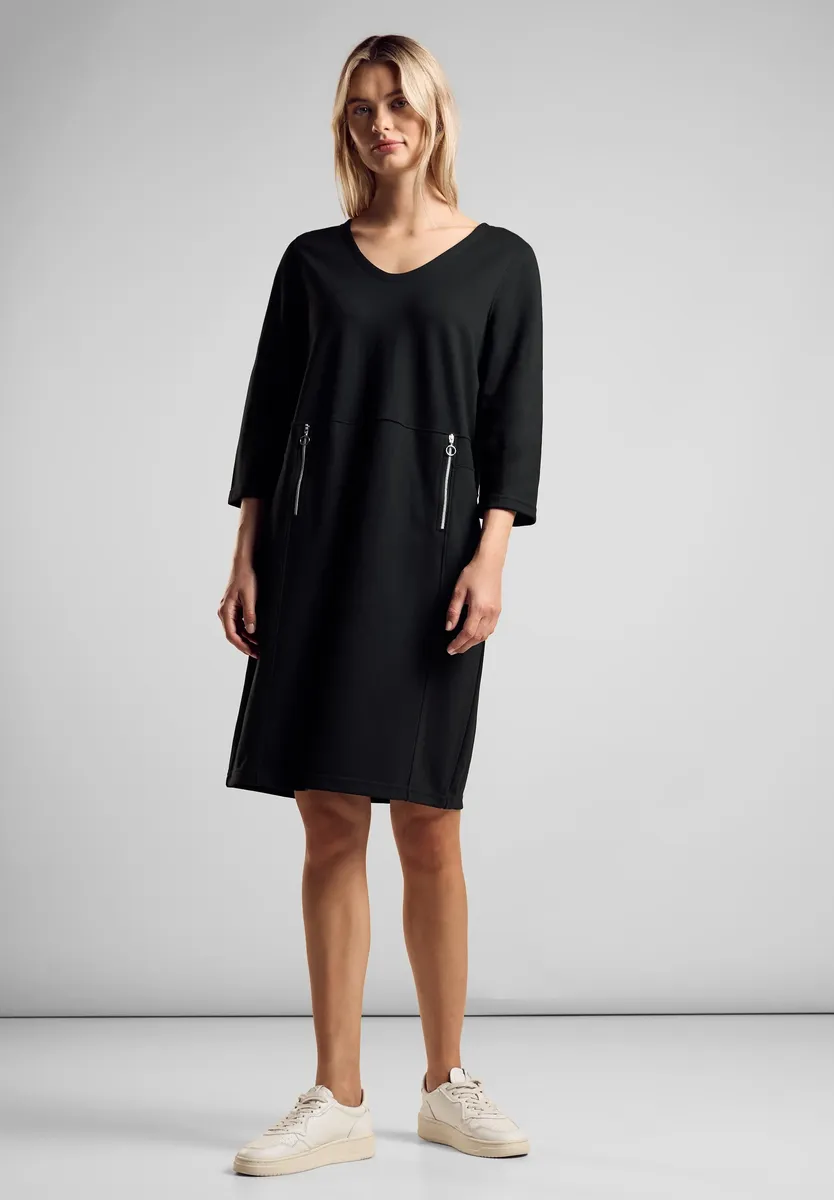 STREET ONE спортивное платье, длиной до колена, черный
STREET ONE спортивное платье, длиной до колена, черный