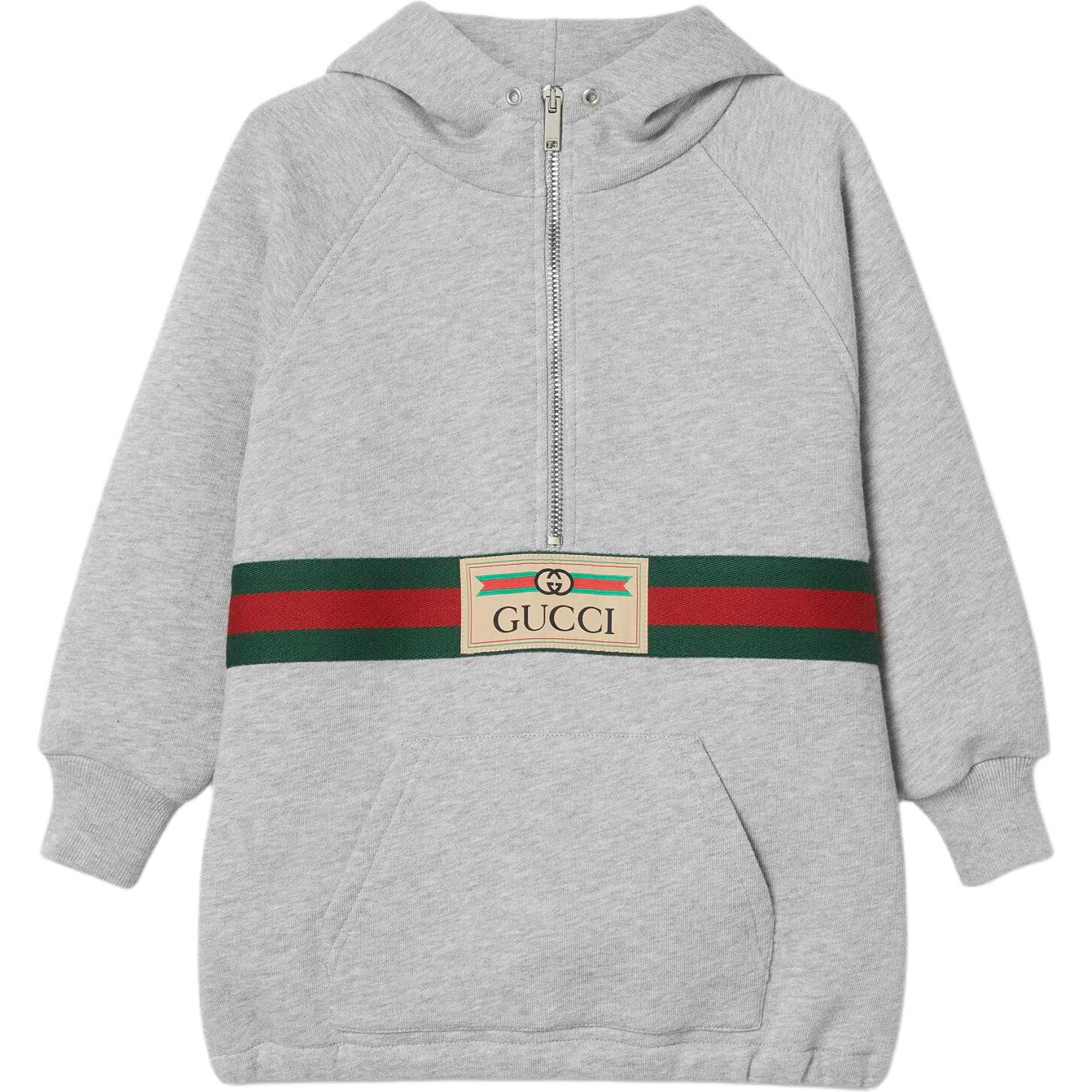 Толстовка детская Gucci с полумолнией, серый
Толстовка детская Gucci с полумолнией, серый