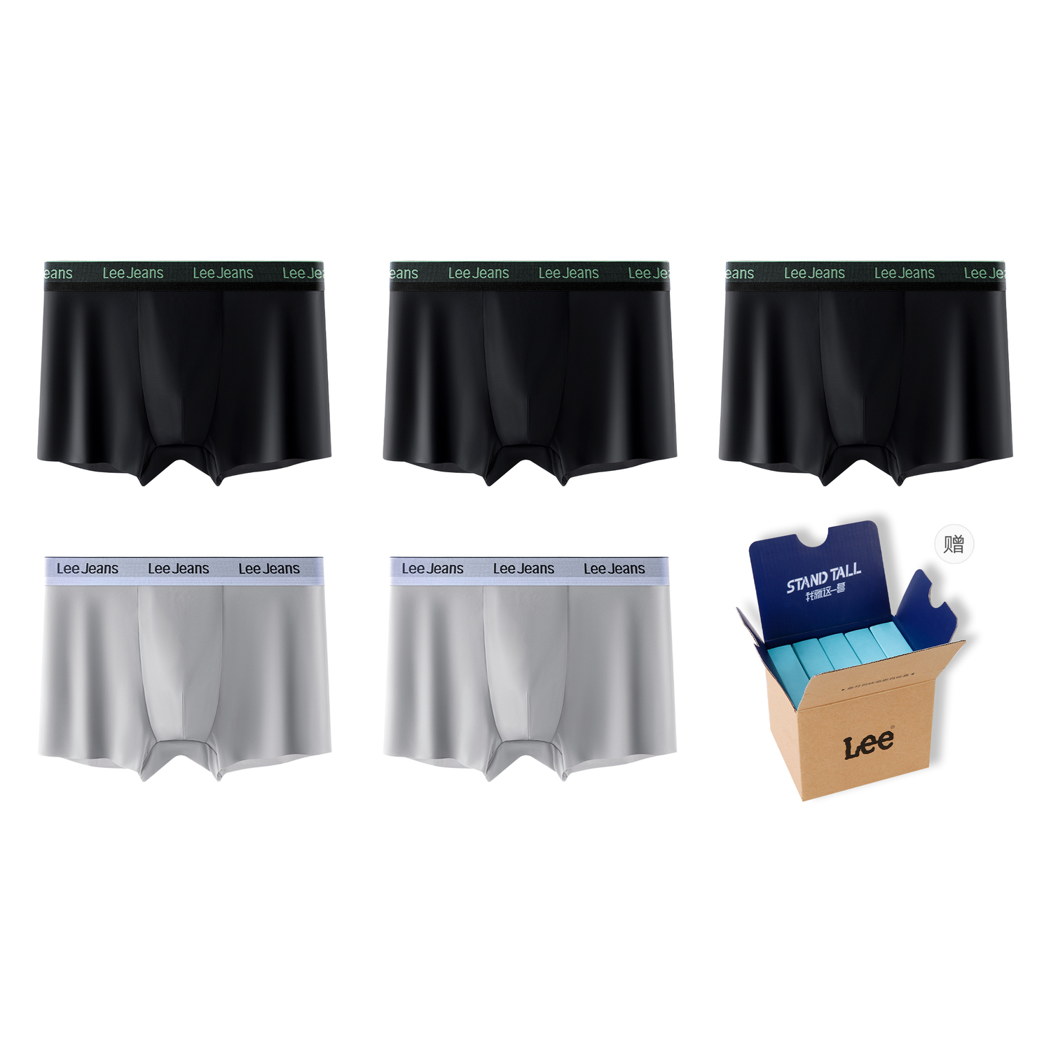 Мужские трусы-боксеры Lee, серый
Мужские трусы-боксеры Lee, серый