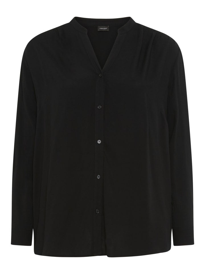Длинная блузка черного цвета Laura Scott
Длинная блузка черного цвета Laura Scott