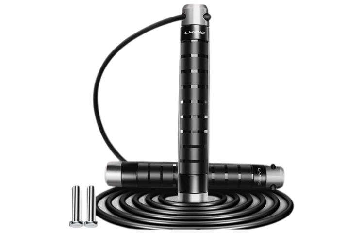 LINING Скакалка для взрослых Sports & Fitness Non Countable PVC стальной трос ABS контроллер 2.9m черный серебристый
LINING Скакалка для взрослых Sports & Fitness Non Countable PVC стальной трос ABS контроллер 2.9m черный серебристый