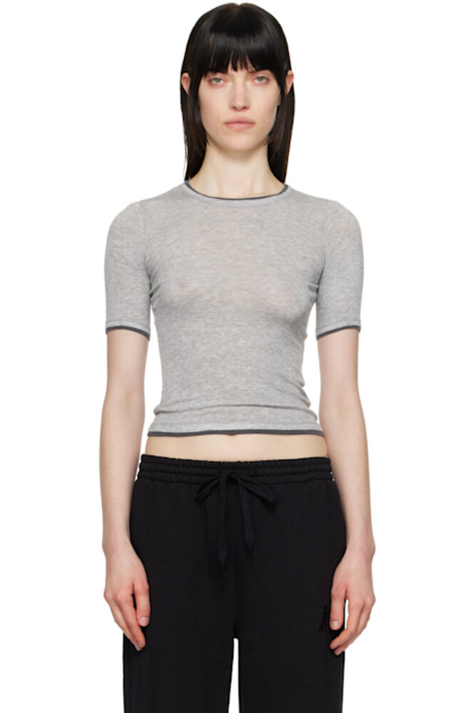 Футболка серая с контрастным краем OPEN YY
Футболка серая с контрастным краем OPEN YY