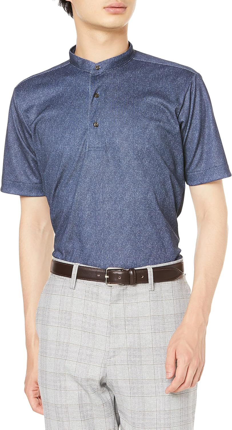 Мужская деловая рубашка-поло с коротким рукавом Takaku, 4000 иен, 237 110206249405237 Taka-Q, темно-синий
Мужская деловая рубашка-поло с коротким рукавом Takaku, 4000 иен, 237 110206249405237 Taka-Q, темно-синий