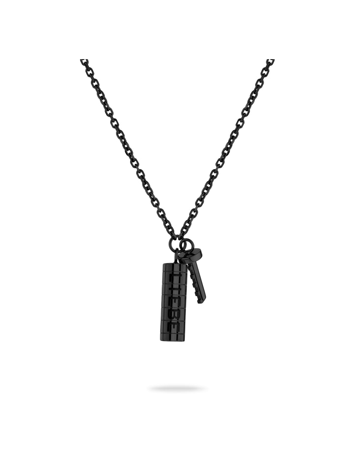 LIEBESKIND BERLIN Колье «Замок любви» черного цвета
LIEBESKIND BERLIN Колье «Замок любви» черного цвета