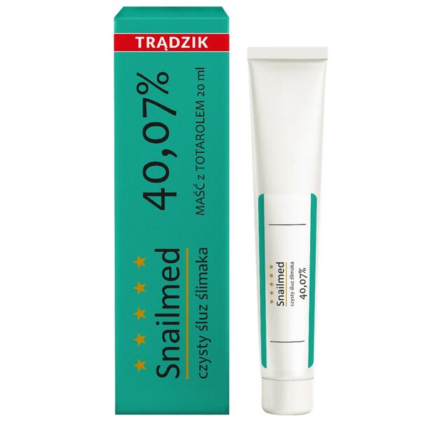 Зеленая мазь от прыщей и пигментных пятен с тотаролом, 20 мл Snailmed Trądzik
Зеленая мазь от прыщей и пигментных пятен с тотаролом, 20 мл Snailmed Trądzik
