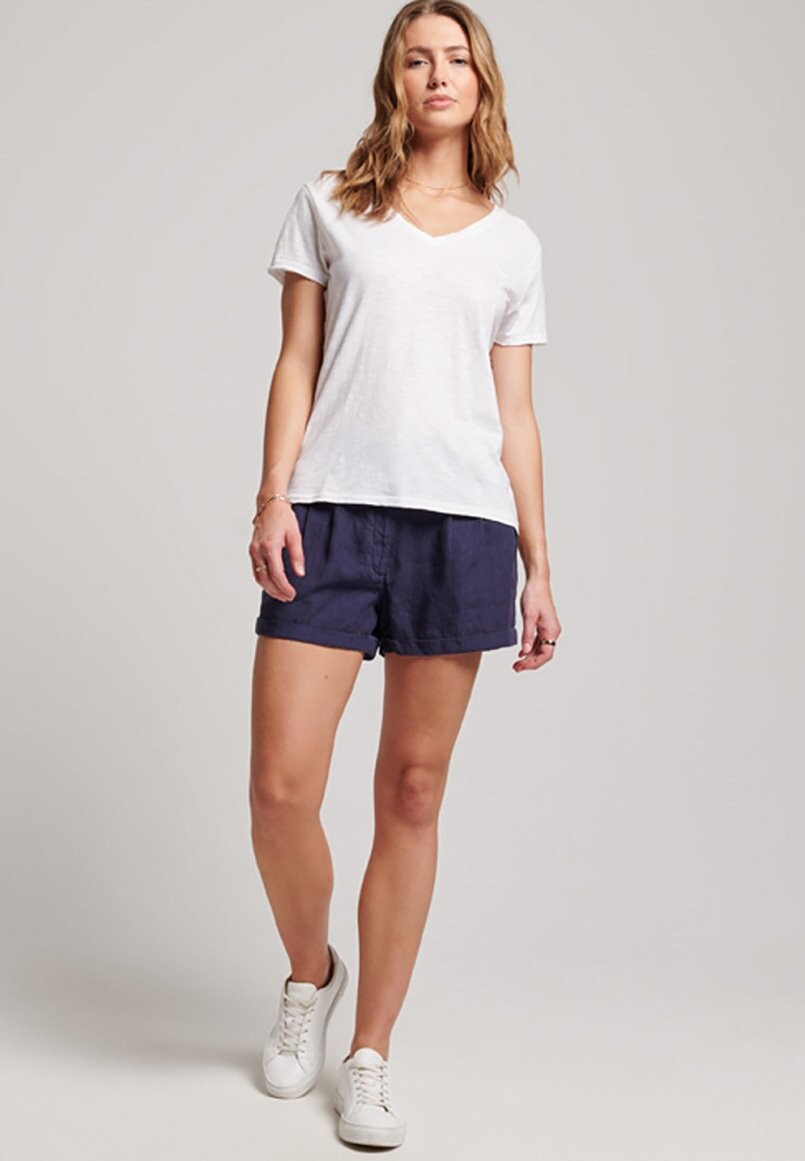 Базовая футболка V-образный вырез Superdry, оптика
Базовая футболка V-образный вырез Superdry, оптика