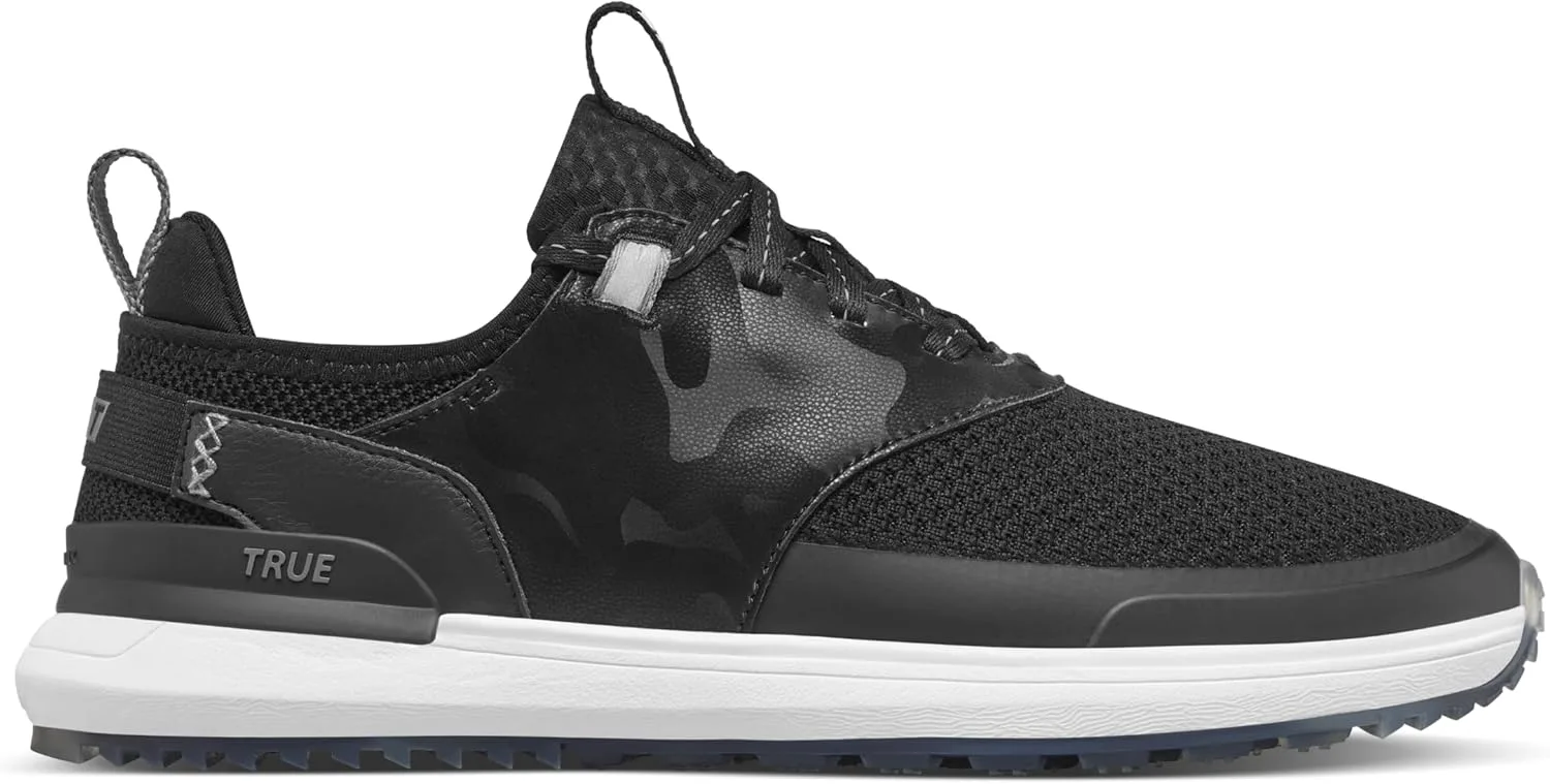 True LUX Hybrid, мужские гольф-туфли, водонепроницаемый верх из трикотажа, седельная часть из 100% кожи наппа TRUE Linkswear, черный
True LUX Hybrid, мужские гольф-туфли, водонепроницаемый верх из трикотажа, седельная часть из 100% кожи наппа TRUE Linkswear, черный