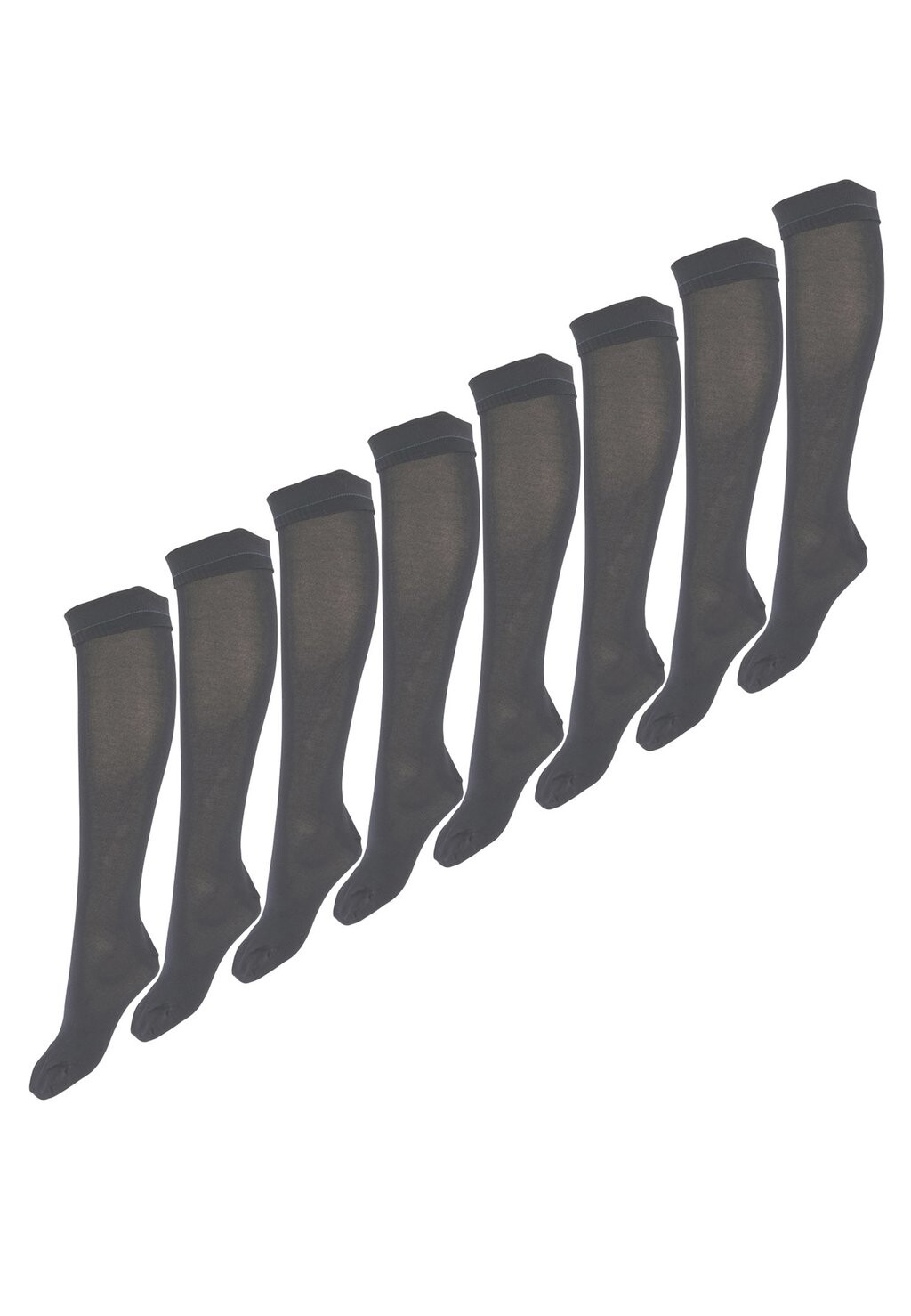 Носки выше колена 8-PACK BAMBUS NUR DIE, антрацит
Носки выше колена 8-PACK BAMBUS NUR DIE, антрацит