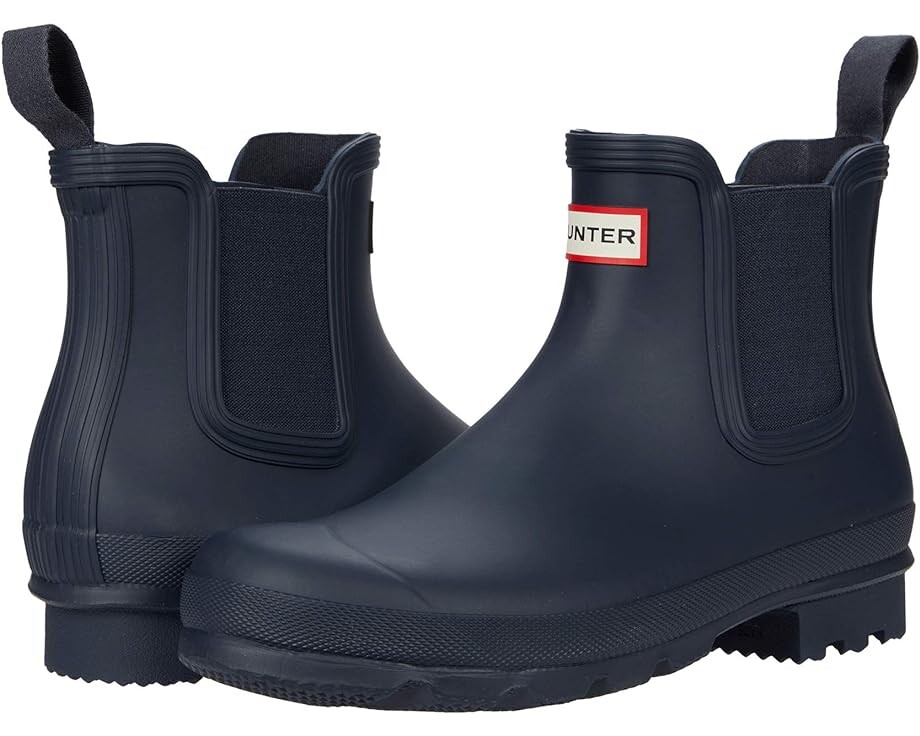 Ботинки мужские Hunter Original короткие резиновые, темно-синий
Ботинки мужские Hunter Original короткие резиновые, темно-синий