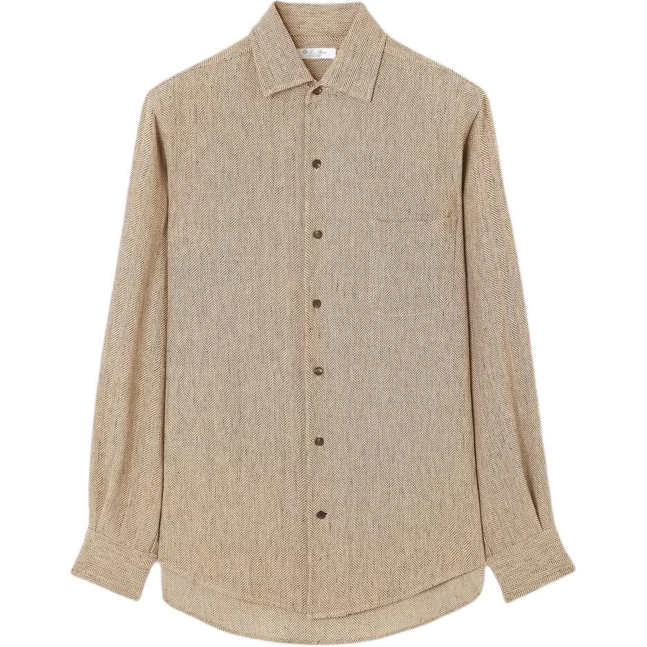 Loro Piana Рубашка SS25 мужская коричневая
Loro Piana Рубашка SS25 мужская коричневая