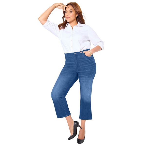 Женские джинсы-капри plus size right fit curvy Catherines, Heritage Wash
Женские джинсы-капри plus size right fit curvy Catherines, Heritage Wash