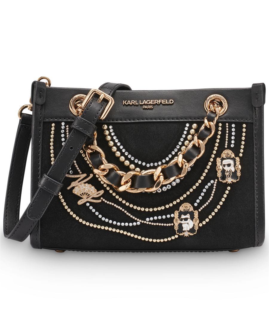 Сумка-тоут из кожи Savoie KARL LAGERFELD PARIS, Black/Gold
Сумка-тоут из кожи Savoie KARL LAGERFELD PARIS, Black/Gold