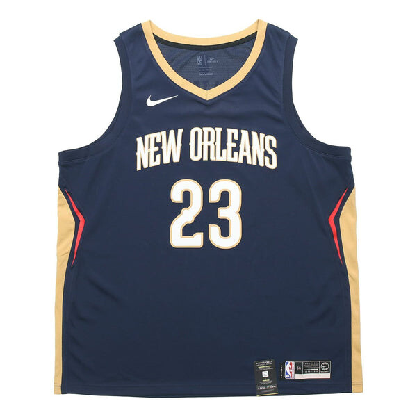 Футболка Энтони Дэвиса Icon Edition Swingman Джерси SW Nike, синий 
Футболка Энтони Дэвиса Icon Edition Swingman Джерси SW Nike, синий