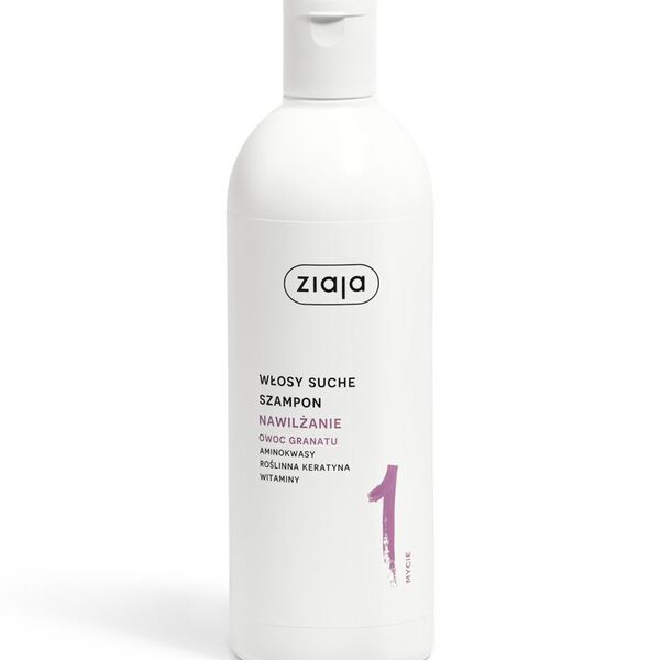 Увлажняющий шампунь для волос, 400 мл Ziaja Owoc granatu
Увлажняющий шампунь для волос, 400 мл Ziaja Owoc granatu