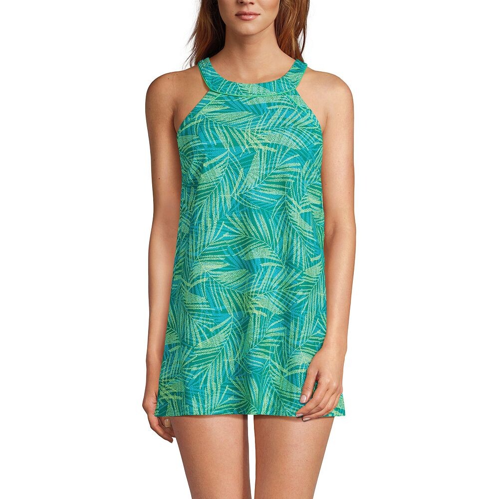 Женское цельное купальное платье с высоким воротником Lands End UPF 50 Lands' End, цвет Emerald Stipple Palm
Женское цельное купальное платье с высоким воротником Lands End UPF 50 Lands' End, цвет Emerald Stipple Palm