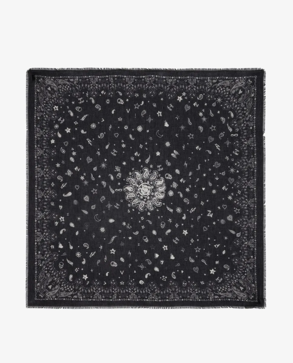 Женский шарф Maddie черный Zadig & Voltaire
Женский шарф Maddie черный Zadig & Voltaire