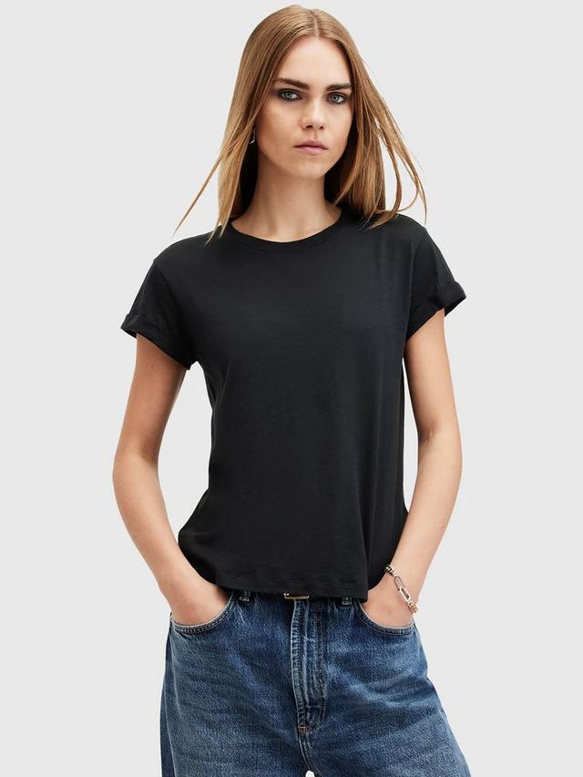 Футболка с круглым вырезом и коротким рукавом из органического хлопка anna AllSaints, черный
Футболка с круглым вырезом и коротким рукавом из органического хлопка anna AllSaints, черный