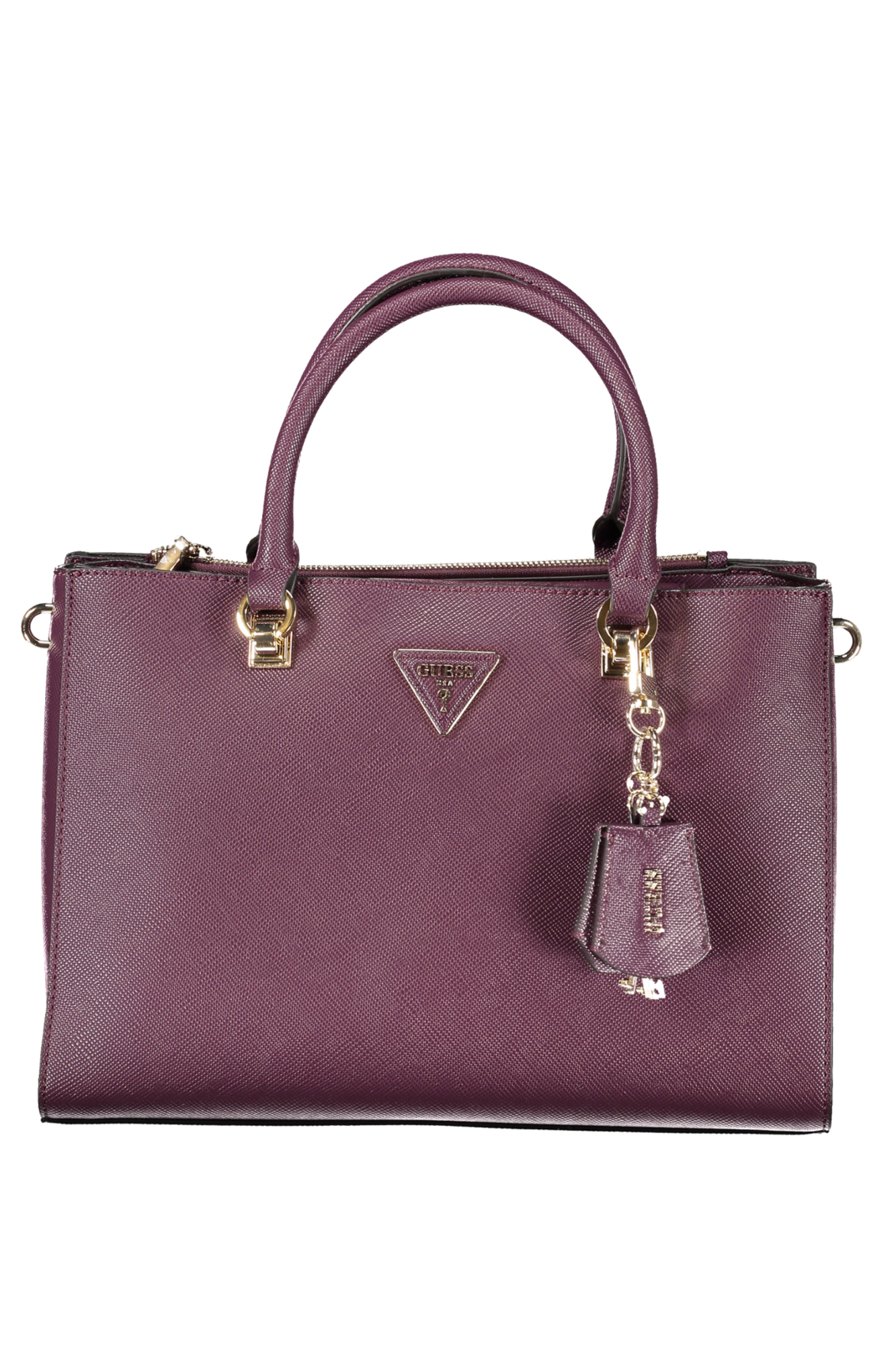 Женская сумка Guess Jeans с короткими ручками и брелком, фиолетовый
Женская сумка Guess Jeans с короткими ручками и брелком, фиолетовый