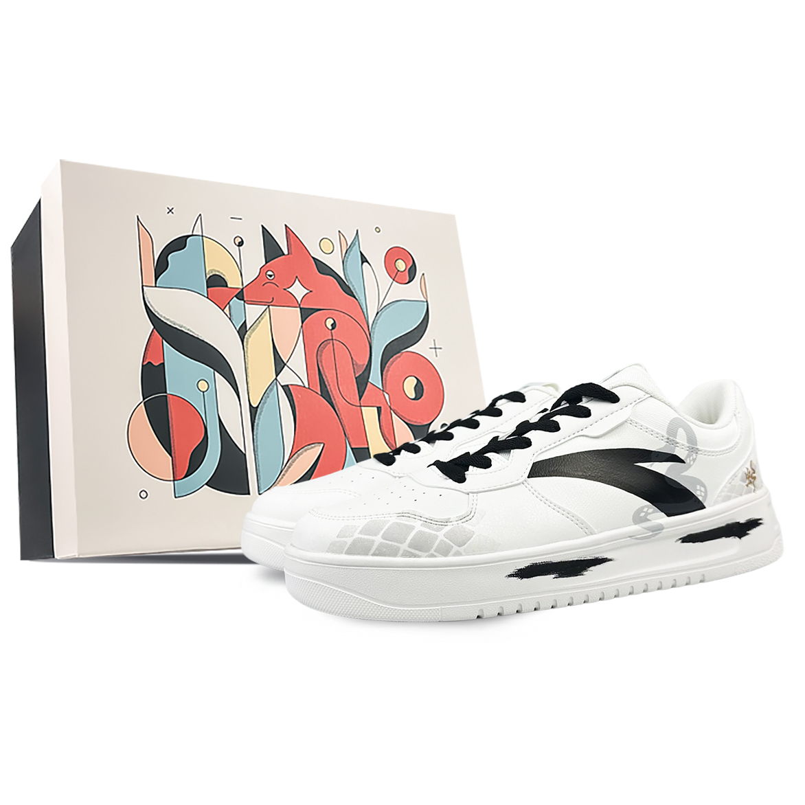 ANTA Кроссовки Life Collection с противоскользящей подошвой и амортизацией мужские бело-черные, цвет White Black
ANTA Кроссовки Life Collection с противоскользящей подошвой и амортизацией мужские бело-черные, цвет White Black