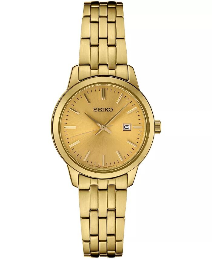 Женские часы Essential золотистого цвета с браслетом из нержавеющей стали, 30 мм Seiko
Женские часы Essential золотистого цвета с браслетом из нержавеющей стали, 30 мм Seiko